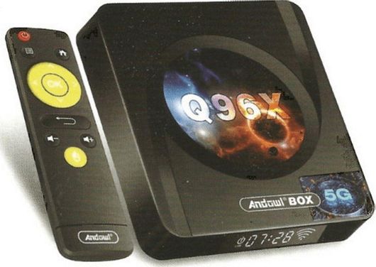 Andowl TV Box Q96X Q96X 4K UHD με WiFi 4GB RAM & 64GB Αποθηκευτικό Χώρο με Λειτουργικό Android 10.0