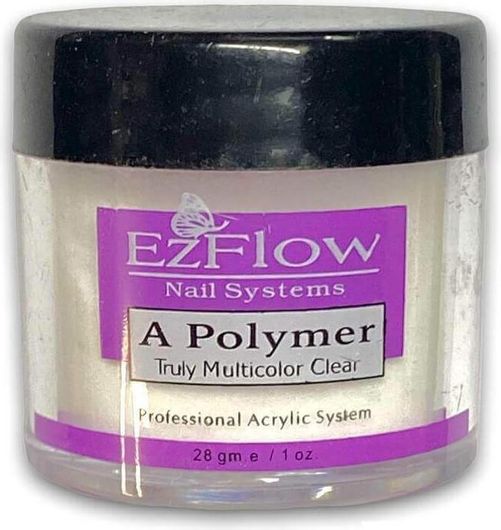 Σκόνη Ακρυλικού EzFlow Nail Systems Διάφανη 28gr