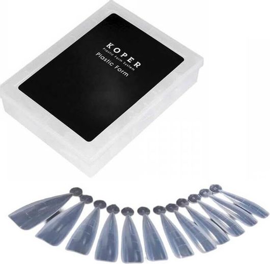 Καλούπια Νυχιών Plastic Dual Form Nails Koper Stileto 120Τμχ