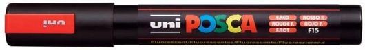 Μαρκαδόρος Ζωγραφικής Uni Posca PC-5M F15 Fluo Red