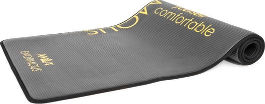 Στρώμα Γυμναστικής Amila Enormous NBR Μαύρο 81774