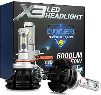 Λάμπες Αυτοκινήτου LED 25W H4 Η7 Η3 Η1- X3 12V/24V Ip68 2τμχ