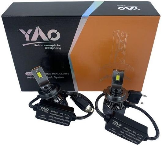 Λάμπες Αυτοκινήτου Yao LED H7 Canbus 6500K 30W 3000Lm. 2τμχ