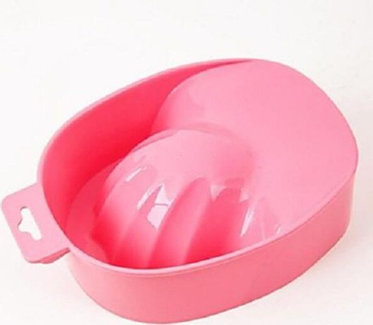 Μπολ Μανικιούρ Πλαστικό Ροζ