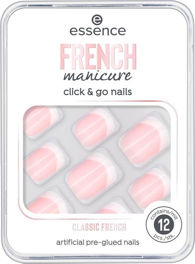 Κασετίνα Νυχιών essence French Manicure Click & Go 01 Classic French 12τμχ