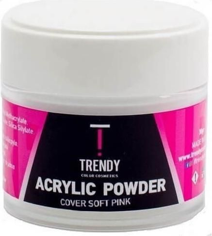 Ακρυλική Πούδρα Νυχιών Trendy Cover Soft Pink 30gr