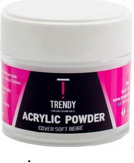 Ακρυλική Πούδρα Νυχιών Trendy Cover Soft Beige 30gr