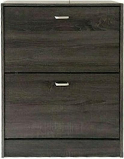 Ξύλινη Παπουτσοθήκη με 2 Ράφια 63x24x80cm