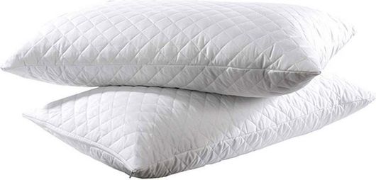 Σετ Προστατευτικά Μαξιλαριών Beauty Home Καπιτονέ 50x80cm Λευκά