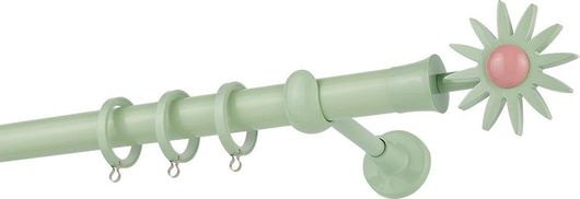 Κουρτινόξυλο Βέργας Zogometal Color Pop Super Gloss Μονό CP4054 Φυστικί - Ροζ 3.00m