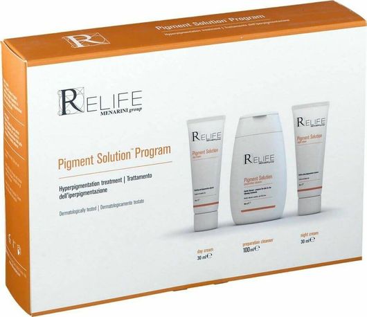 Σετ Περιποίησης με Κρέμα Προσώπου Menarini ReLife Pigment Solution Program 