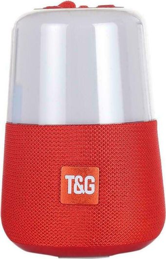 Ηχείο Bluetooth TG168 AUX 3.5mm Jack MicroSD USB RGB Κόκκινο