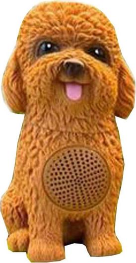 Ηχείο Bluetooth CH-M238 Dog με Ραδιόφωνο & 4 Ώρες Λειτουργίας Καφέ