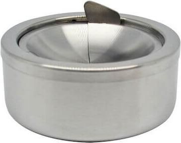 Σταχτοδοχείο Ankor Αντιανεμικό Μεταλλικό Inox 12x5.5cm