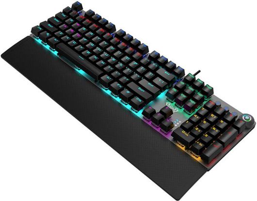 Gaming Πληκτρολόγιο Aula F2058 Full Size Custom Blue με Σύνδεση USB Αγγλικά US Μαύρο