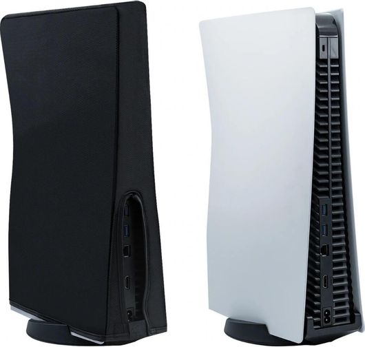 Θήκη για PS5 Κατά της Σκόνης Ύφασμα Μαύρο