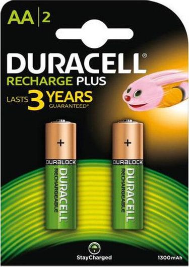 Επαναφορτιζόμενες Μπαταρίες Duracell Ni-MH AA 1300Mah 1.2V