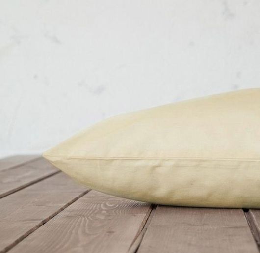 Μαξιλαροθήκες Σετ 52x72cm Unicolors Mexican Μπεζ Nima