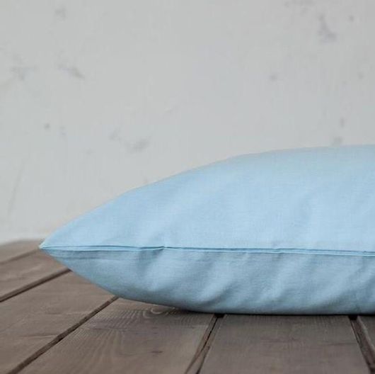 Μαξιλαροθήκες Σετ 52x72cm Unicolors Sky Μπλε Nima