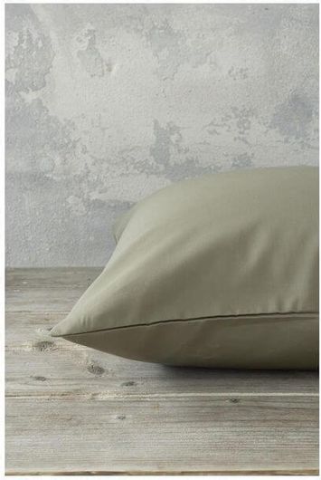 Μαξιλαροθήκες Σετ 52x72cm Unicolors Καφέ Nima