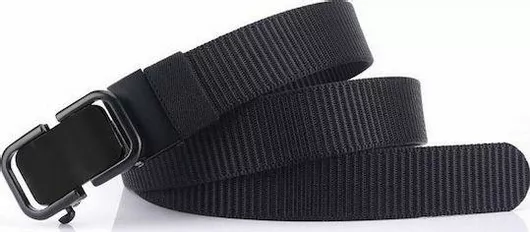 Στρατιωτική Ζώνη Ταχείας Απασφάλισης Ρυθμιζόμενη 3.4x120cm Μαύρο