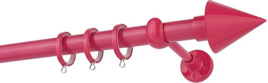 Κουρτινόξυλο Βέργας Zogometal Color Pop Super Gloss Μονό CP4146 Φούξια 2.00m