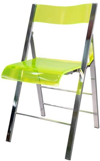 Καρέκλα Κουζίνας Home4all Πτυσσόμενη Πλαστική 80x45x40cm Βεραμάν