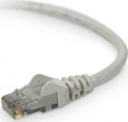 Καλώδιο Δικτύου Belkin Cat 6 2M Utp A3L980B02M Grey Snagless