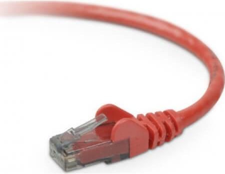 Καλώδιο Δικτύου Belkin Cat 6 3M Utp A3L980B03M Red Snagless