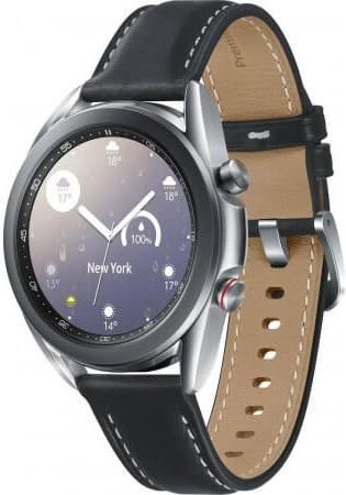 Smartwatch Samsung Galaxy Watch3 LTE Stainless Steel 41mm Αδιάβροχο με eSIM και Παλμογράφο Mystic Silver