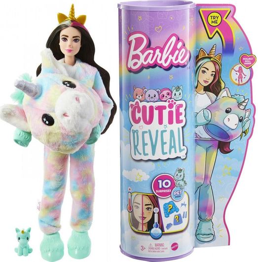 Barbie Cutie Reveal Dreamland Fantasy Series - Unicorn για 3+ Ετών