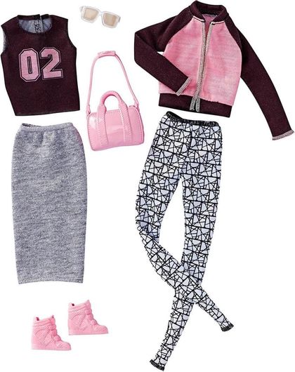Κούκλα Mattel Barbie Fashions Ρούχα Μόδας Sport, Σετ Των 2 Fct81 / Dwg41