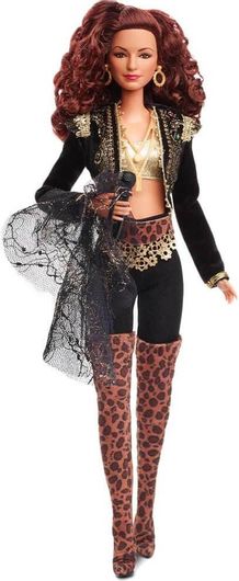 Barbie Signature Gloria Estefan Barbie Doll In Gold And Black Συλλεκτική Hcb85