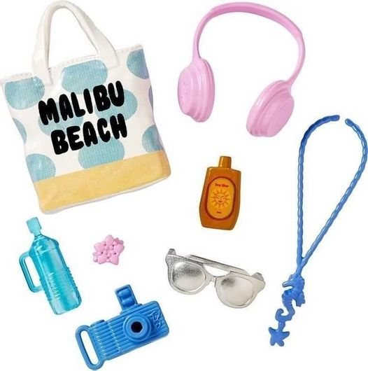 Κούκλα Mattel Barbie Tech Trends Αξεσουάρ Κίτρινη Τσάντα Με Κινητό Fcp32 / Dwd68