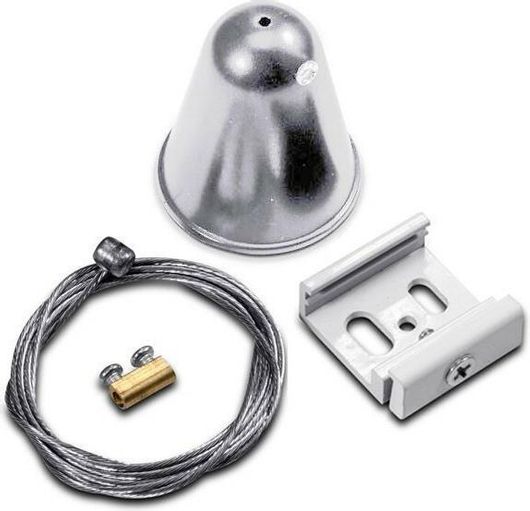 Ντίζα Aca για Κρέμασμα Φωτιστικών Λευκή