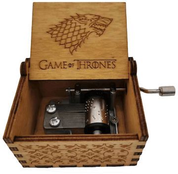 Μουσικό Κουτί "Game of Thrones" από Ξύλο