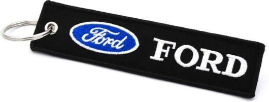 Μπρελόκ Υφασμάτινο με Κεντητά Γράμματα Ford 2586-K