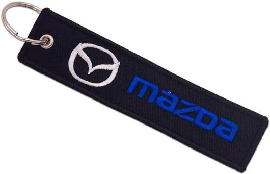 Μπρελόκ Υφασμάτινο με Κέντητα Γράμματα Mazda 2587-K