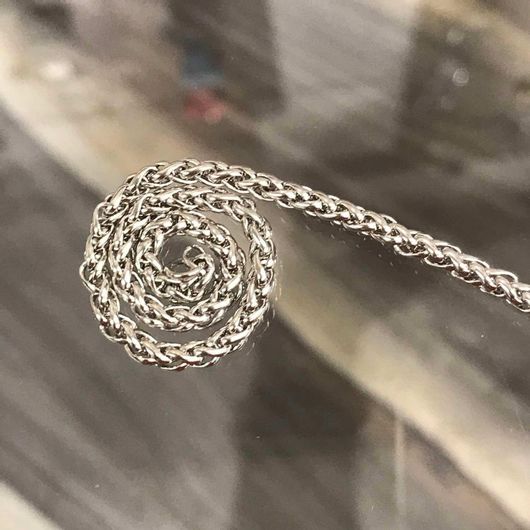 Αλυσίδα Ποδιού Goldsmith 02072102G Ατσάλινη Spiga Επιχρυσωμένο Χρυσό