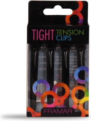 Κλιπς Framar  Tight Tension 91022 4τμχ Μαύρο