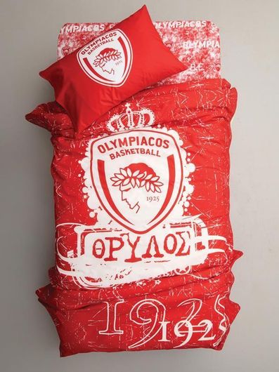 Μαξιλαροθήκες Σετ Palamaiki 50x75cm Olympiacos BC7 