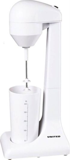 Φραπεδιέρα United CM 6057 Επιτραπέζια 100W με 2 Ταχύτητες Λευκό