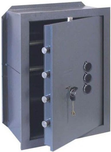 Χρηματοκιβώτιο Cisa 82210.51 με Κλειδί 49x36x25cm Μαύρο