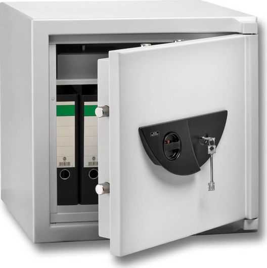 Χρηματοκιβώτιο Burg-Wachter 101S Γ-Λ986 με Κλειδί 64.1x55.4x62.6cm Λευκό