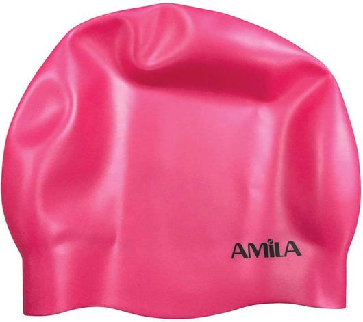Σκουφάκι Πισίνας για Μακρυά Μαλλιά Ροζ No Wrinkle