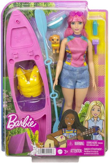 Κούκλα Σετ Barbie Daisy με Κανό Hdf75