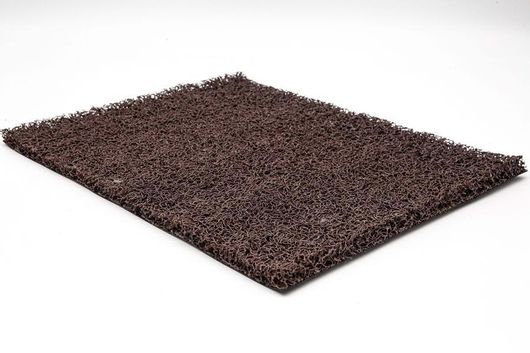 Πατάκι Εξώπορτας Spaghetti 12mm Καφέ Φάρδος: 122cm με το Μέτρο New Plan