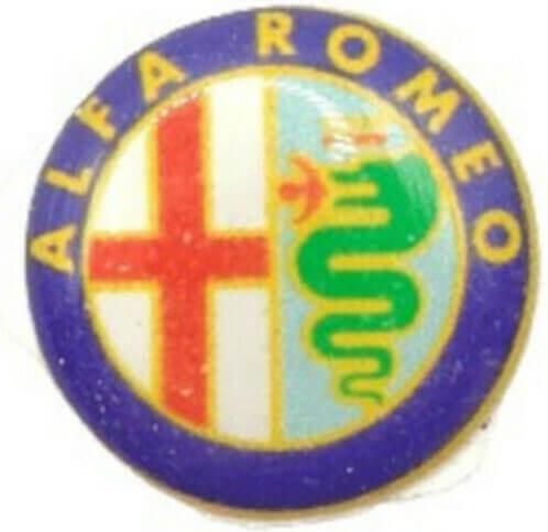 Αυτοκόλλητο Σήμα Κλειδιού Σήμα Μάρκας Alfa Romeo Σμάλτου 1τμχ