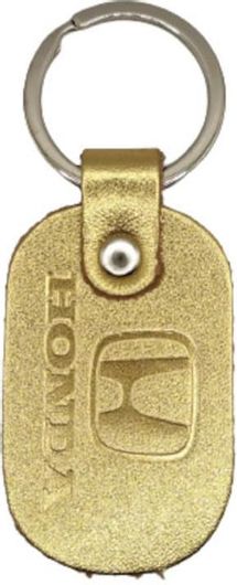 Μπρελόκ Honda 6176-K Δερμάτινο Χρυσό