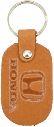 Μπρελόκ Honda 6228-K Δερμάτινο Καφέ
